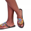 Multicolored Leather Sandals