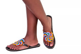 Multicolored Leather Sandals