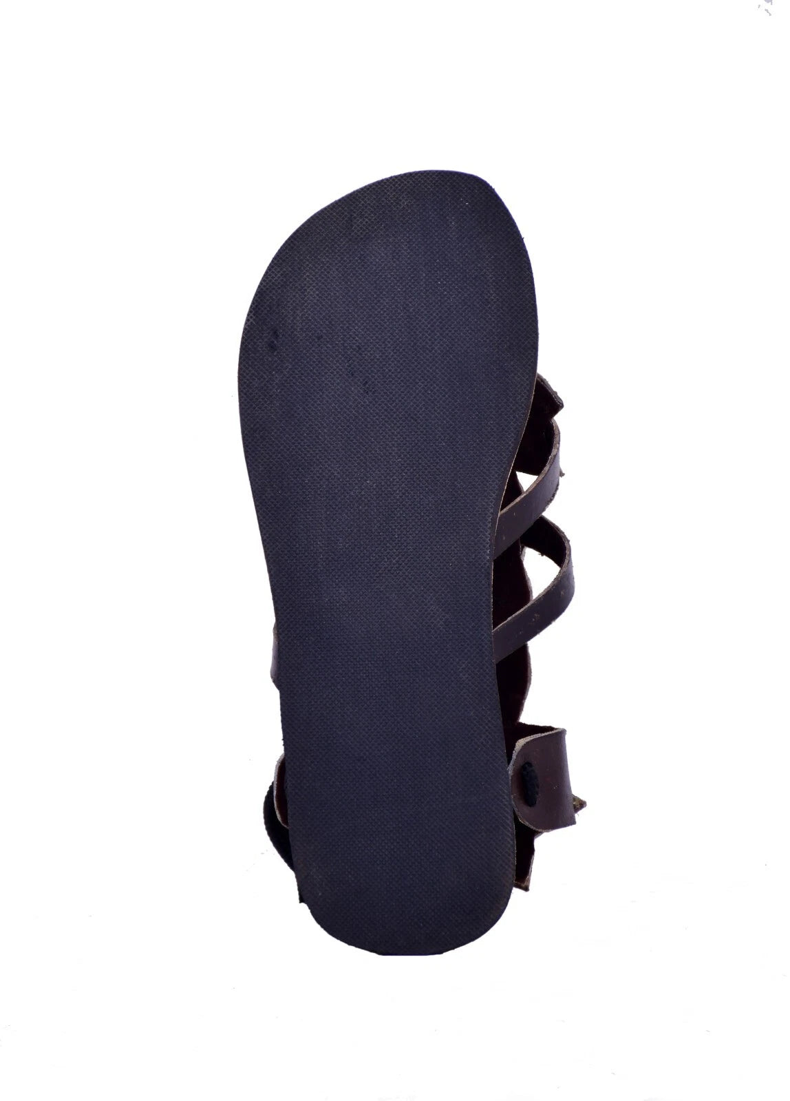 Blue beaded Leather Sandals
