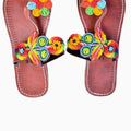 Multicolored Leather Sandals