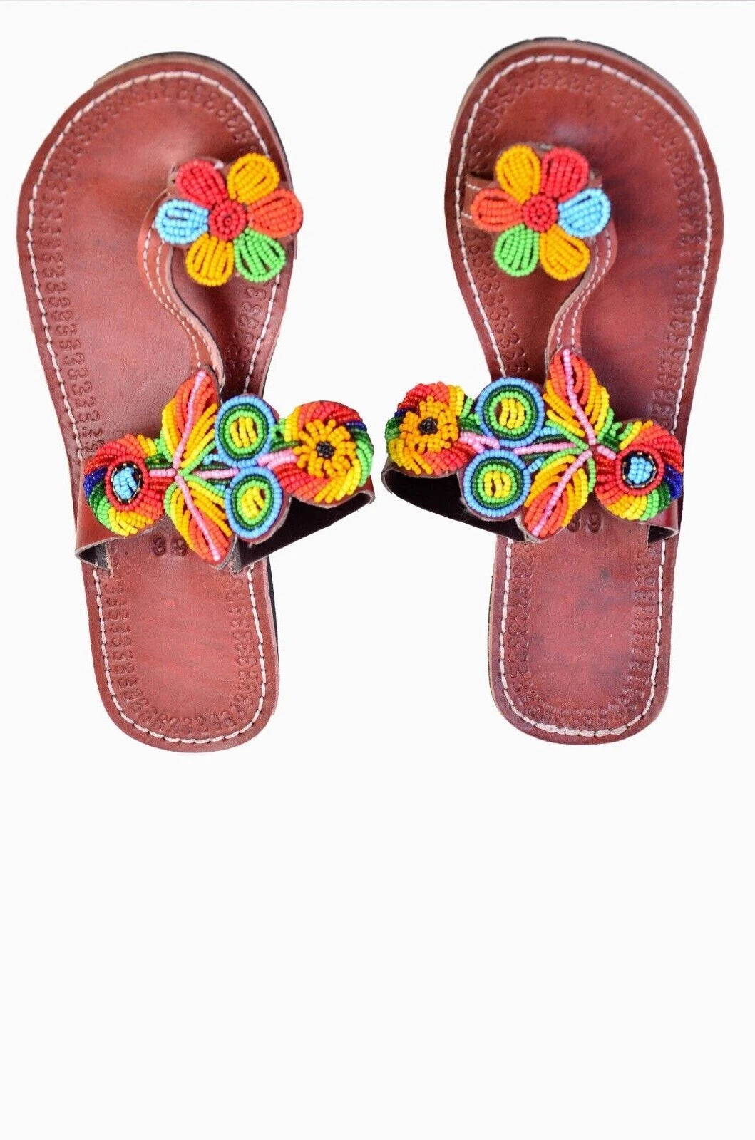 Multicolored Leather Sandals