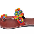 Multicolored Leather Sandals