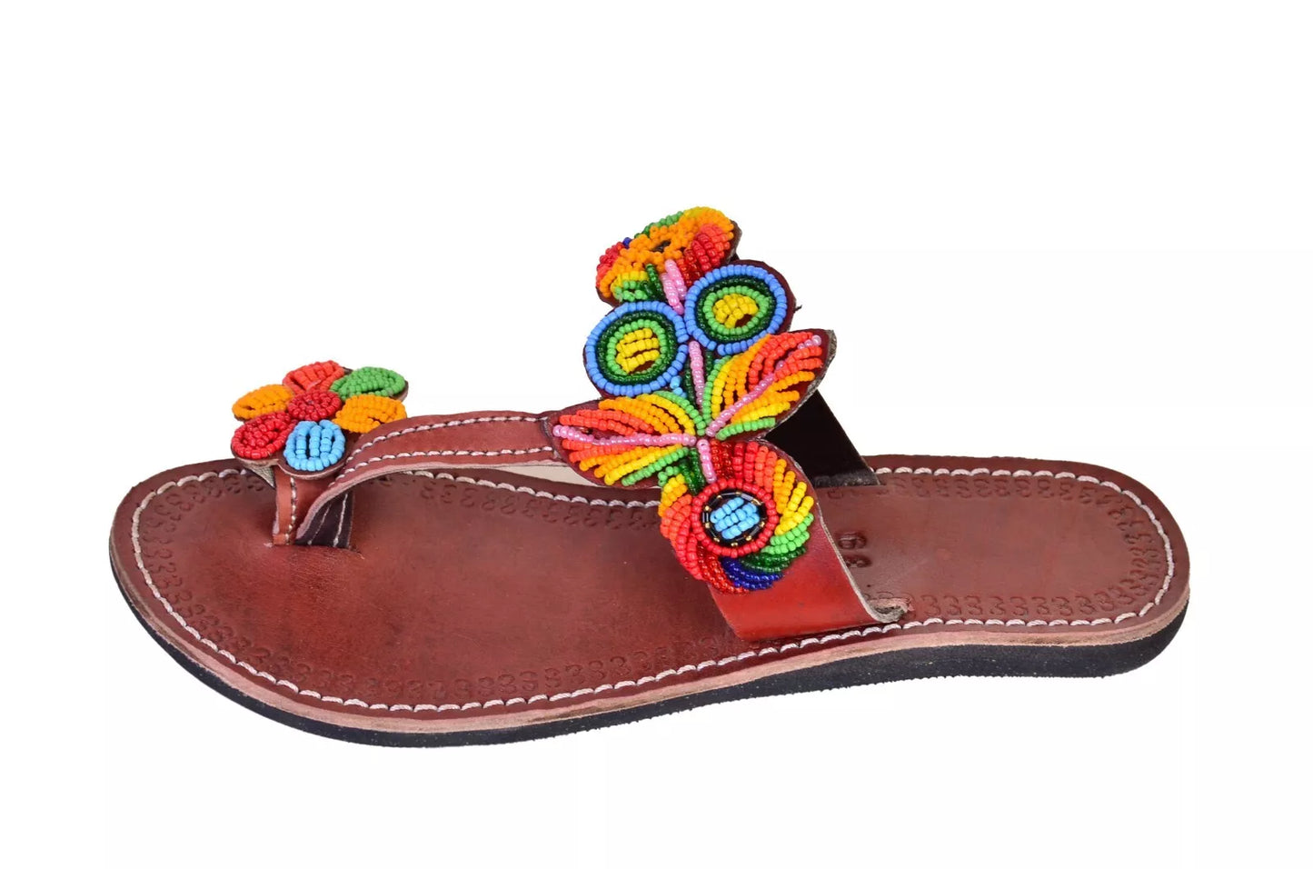 Multicolored Leather Sandals