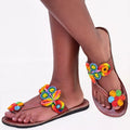 Multicolored Leather Sandals